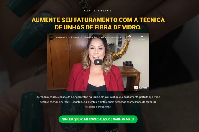 Site Oficial - Curso online de Unhas de Fibra de Vidro
