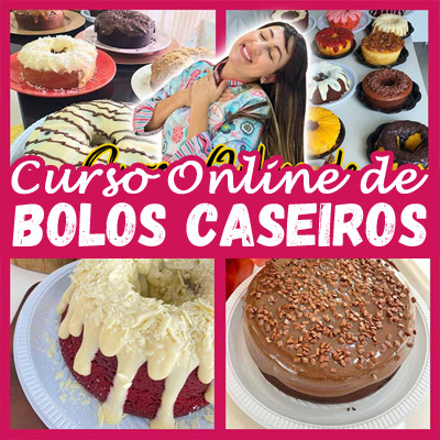 Curso online de Bolos Caseiros