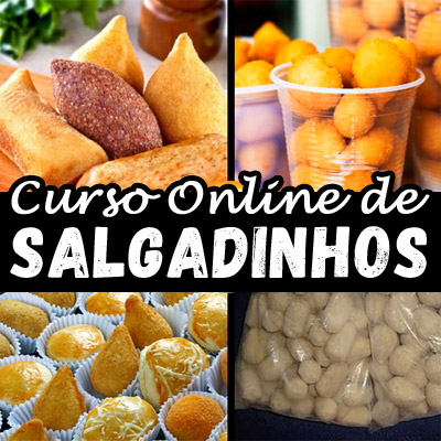 Curso Online de Salgadinhos Artesanais