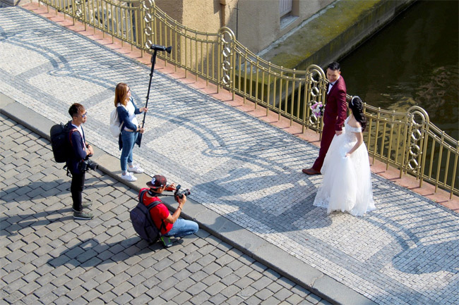 Trabalhando como fotógrafo