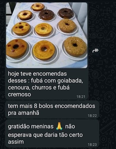 Depoimento - Curso de Bolos Caseiros